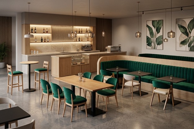 Mobiliario para cafés