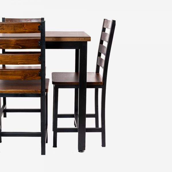 comedor 4 puestos metal madera muebles para restaurantes muebles para negocios bogota tiendas