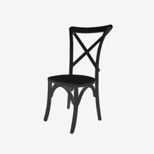 Silla española madera pino canadiense color negro fabrica de muebles MV bogota colombia muebles para negocios comerciales